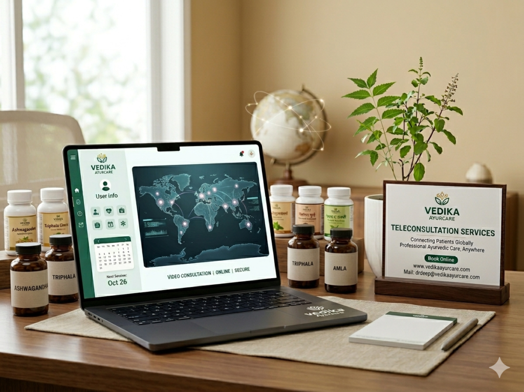 Dr Deep Chandra Gupta providing authentic Ayurvedic tele consultation