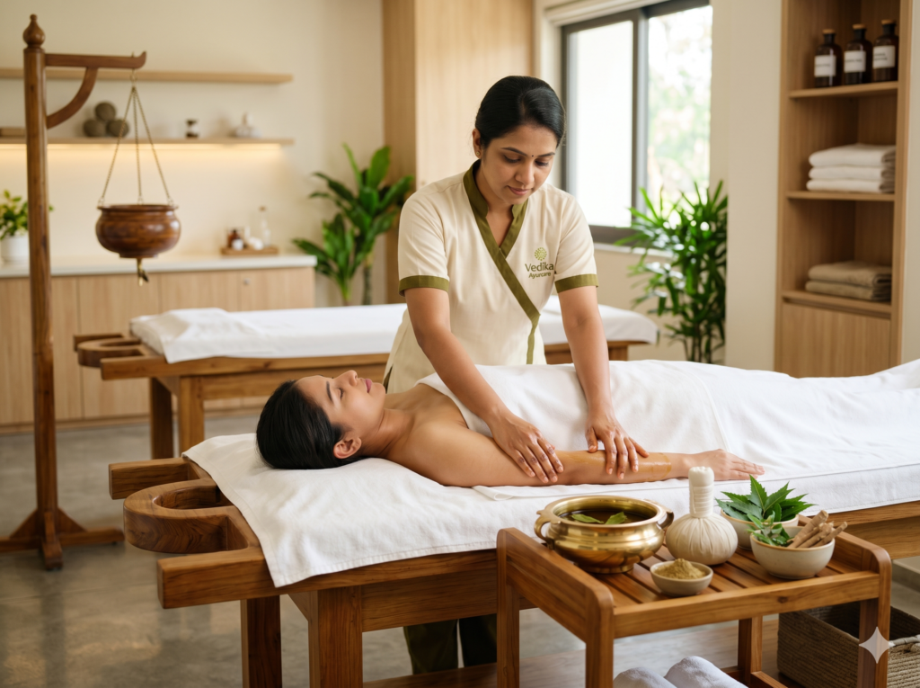 Authentic Ayurvedic wellness treatments at Vedika Ayurcare